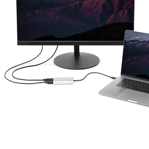 Rca Informatique - image du produit : THUNDERBOLT 3 TO DUAL DP ADAPTER - 4K60 - WINDOWS AND MAC