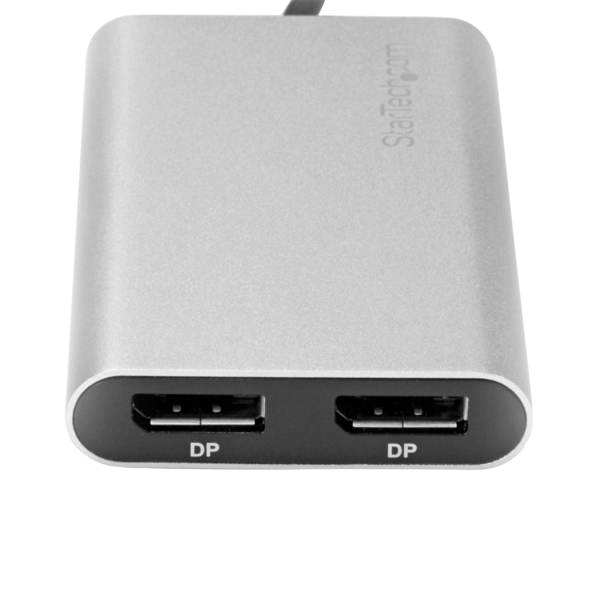 Rca Informatique - image du produit : THUNDERBOLT 3 TO DUAL DP ADAPTER - 4K60 - WINDOWS AND MAC