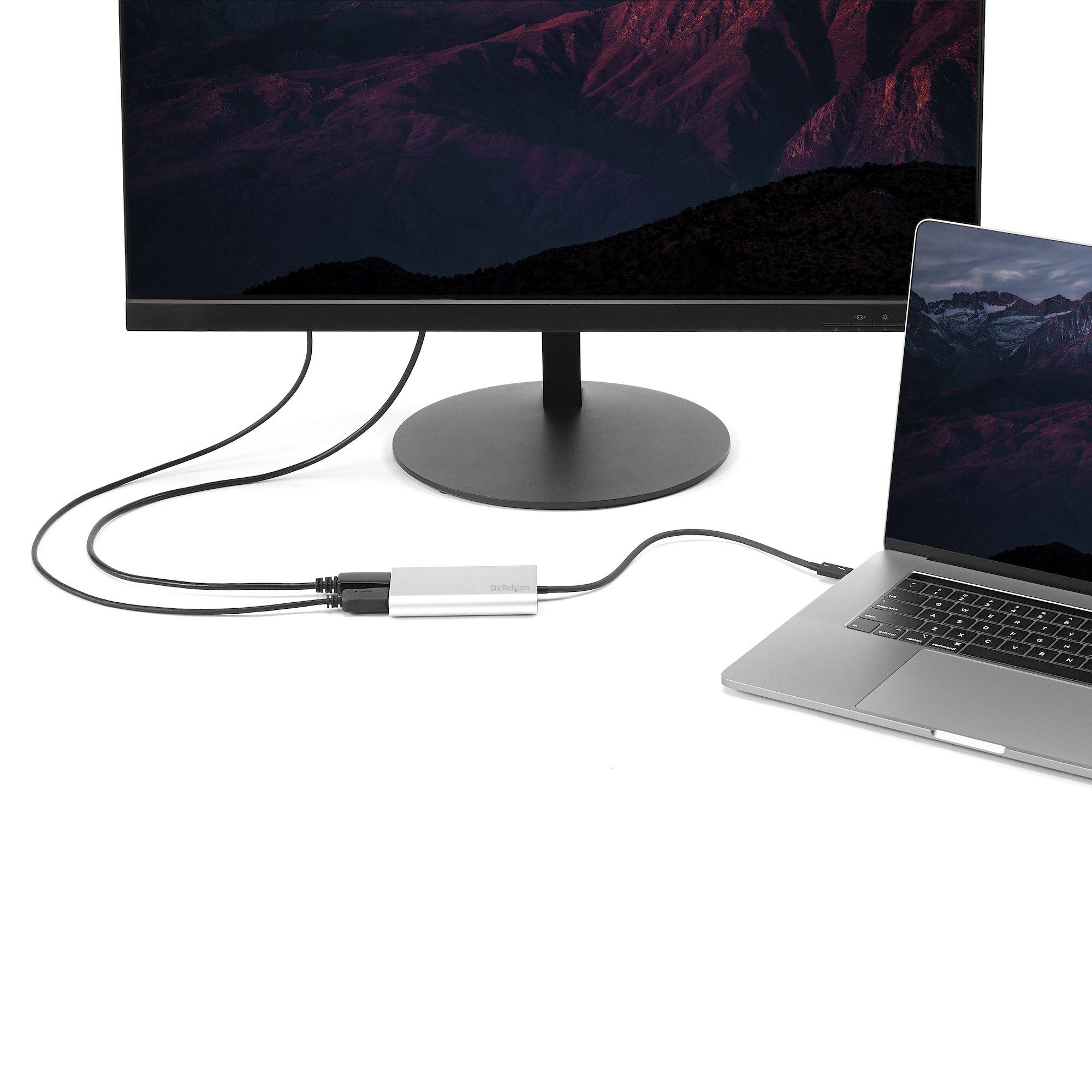 Rca Informatique - image du produit : THUNDERBOLT 3 TO DUAL DP ADAPTER - 4K60 - WINDOWS AND MAC