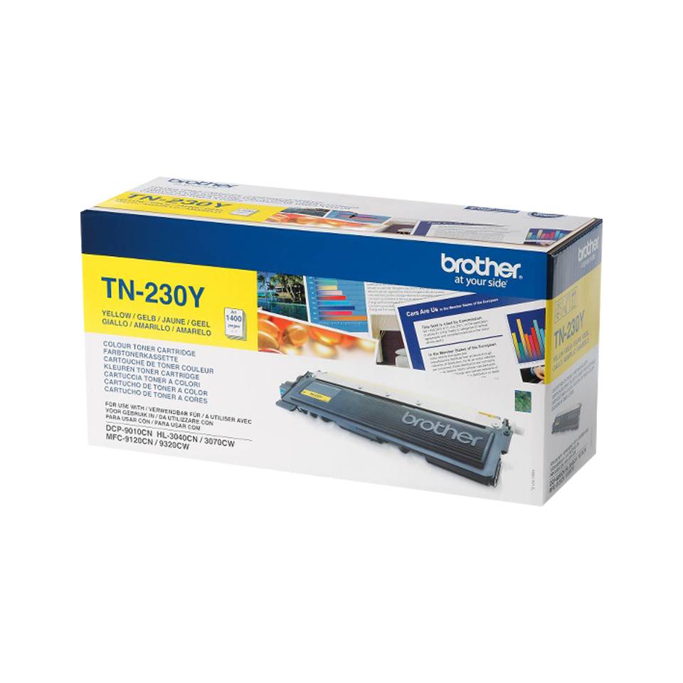 Rca Informatique - Image du produit : TN-230Y TONER JAUNE 1400 PG F/ HL3040CN/3070CW MFC9120CN/932