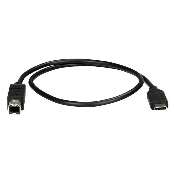 Rca Informatique - image du produit : 0.5M USB C TO USB B CABLE USB 2.0 USB C PRINTER CABLE