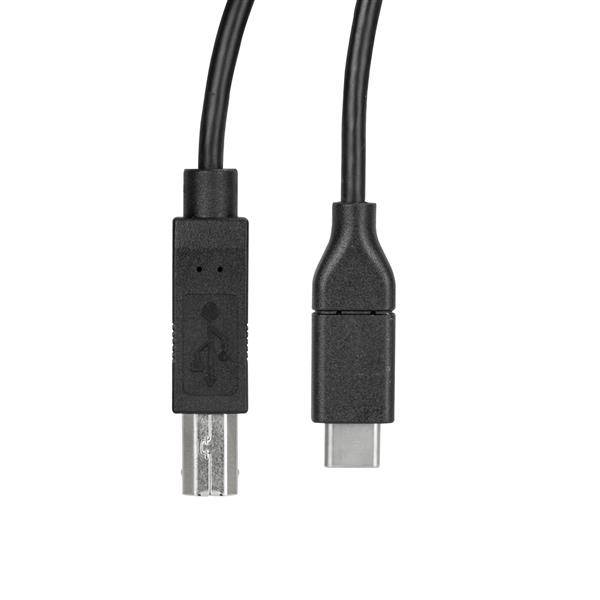 Rca Informatique - image du produit : 0.5M USB C TO USB B CABLE USB 2.0 USB C PRINTER CABLE