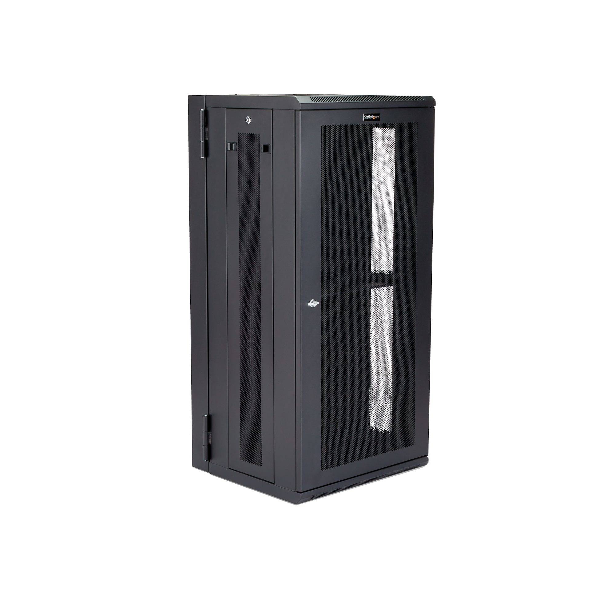 Rca Informatique - image du produit : 26U SERVER RACK ENCLOSURE WITH HINGE-WALL MOUNT NETWORK RACK