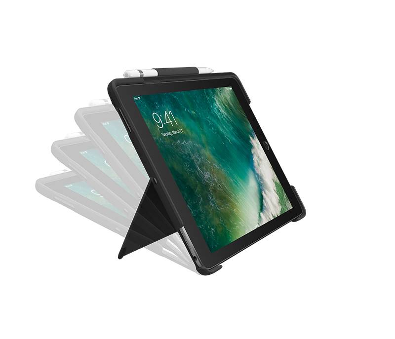 Rca Informatique - image du produit : SLIM COMBO FOR IPAD PRO 12.9 IN BLACK - ITA - MEDITER