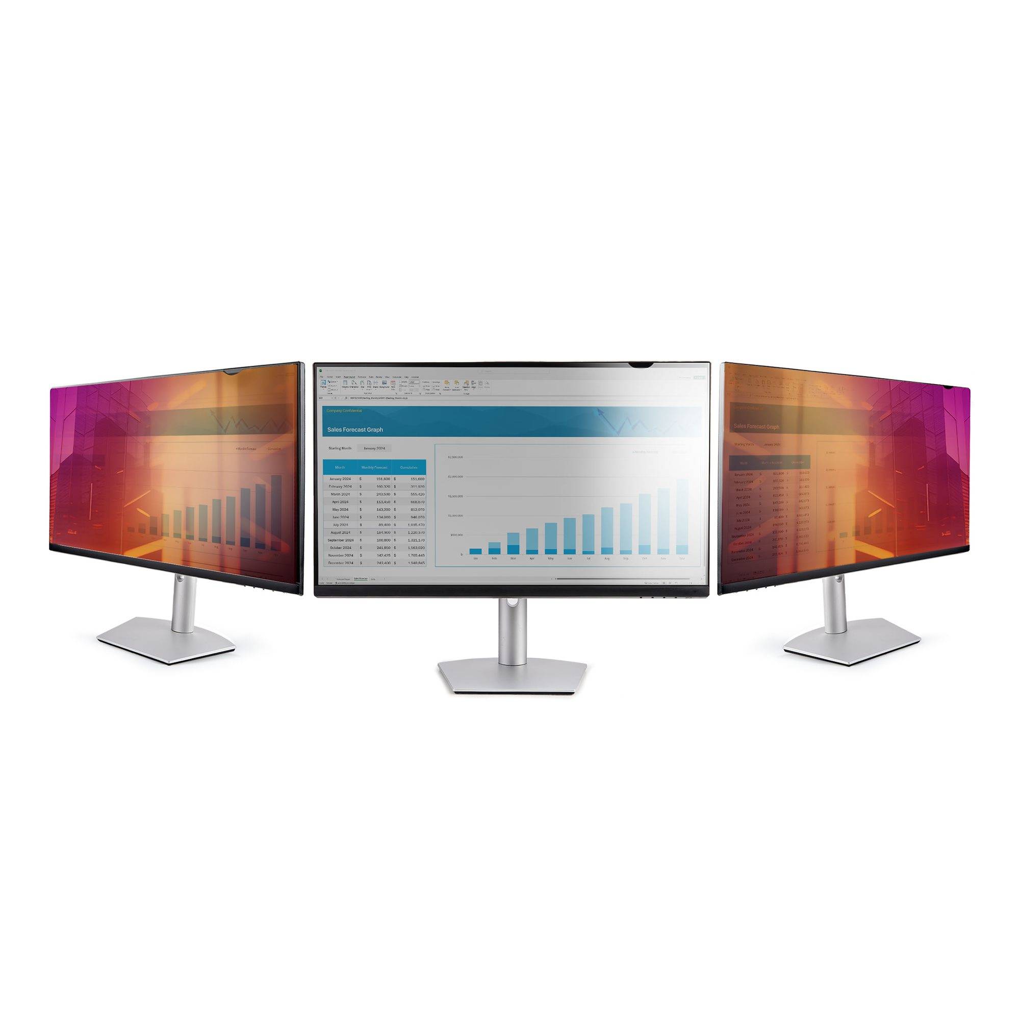 Rca Informatique - image du produit : 23.8IN MONITOR PRIVACY SCREEN - GOLD PRIVACY FILTER/SECURITY SHI