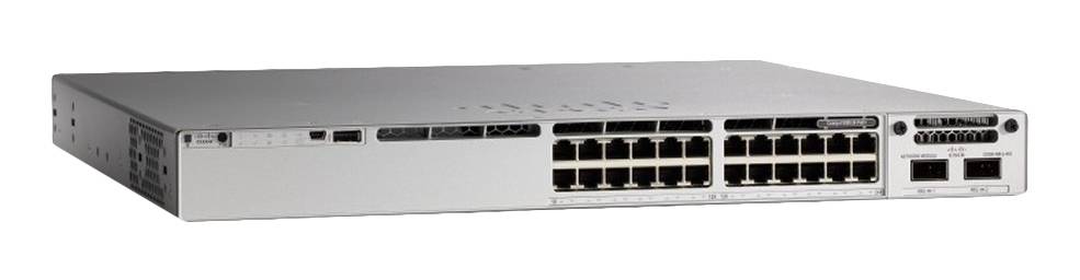 Rca Informatique - Image du produit : CATALYST 9300 24-PORT MGIG AND UPOE NETWORK ESSENTIALS