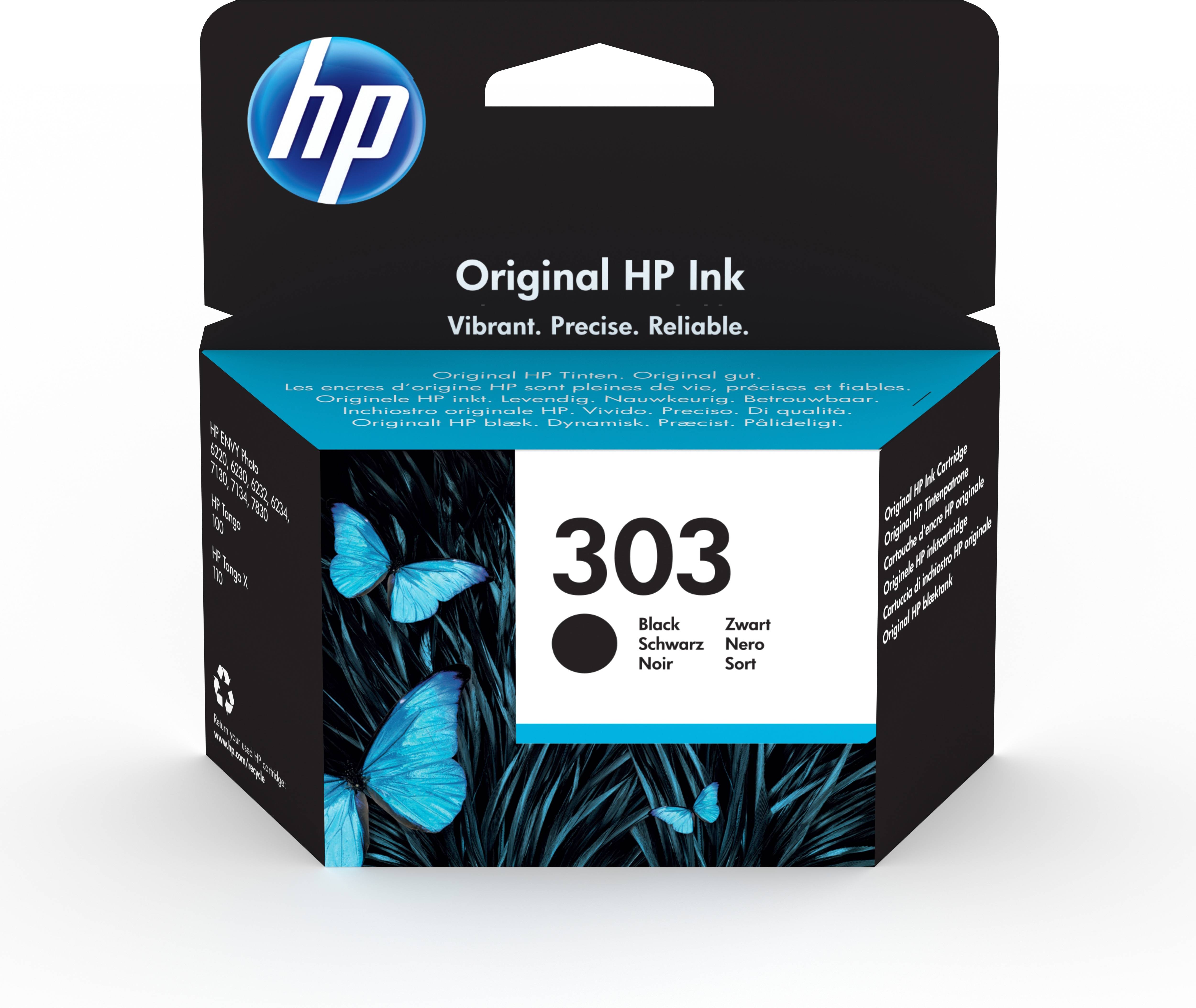 Rca Informatique - Image du produit : ORIGINAL HP 303 BLACK INK CARTRIDGE