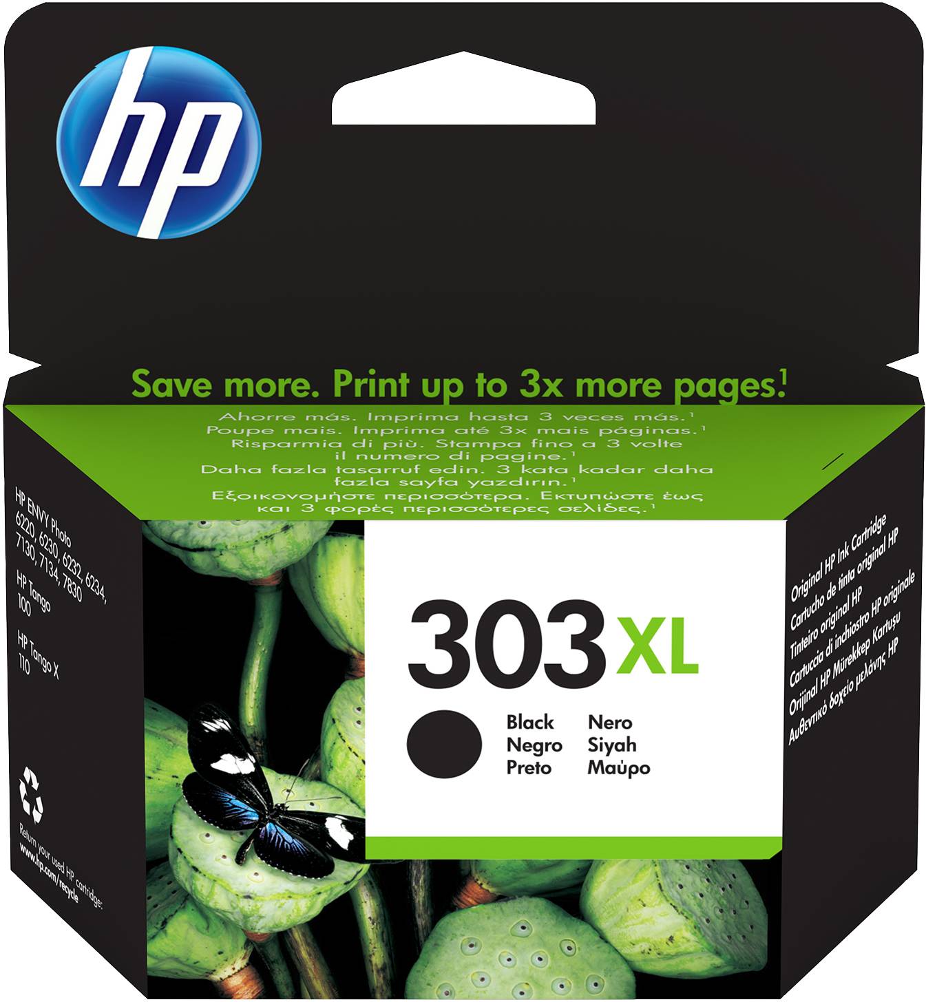 Rca Informatique - Image du produit : ORIGINAL HP 303XL HIGH YIELD BLACK INK CARTRIDGE