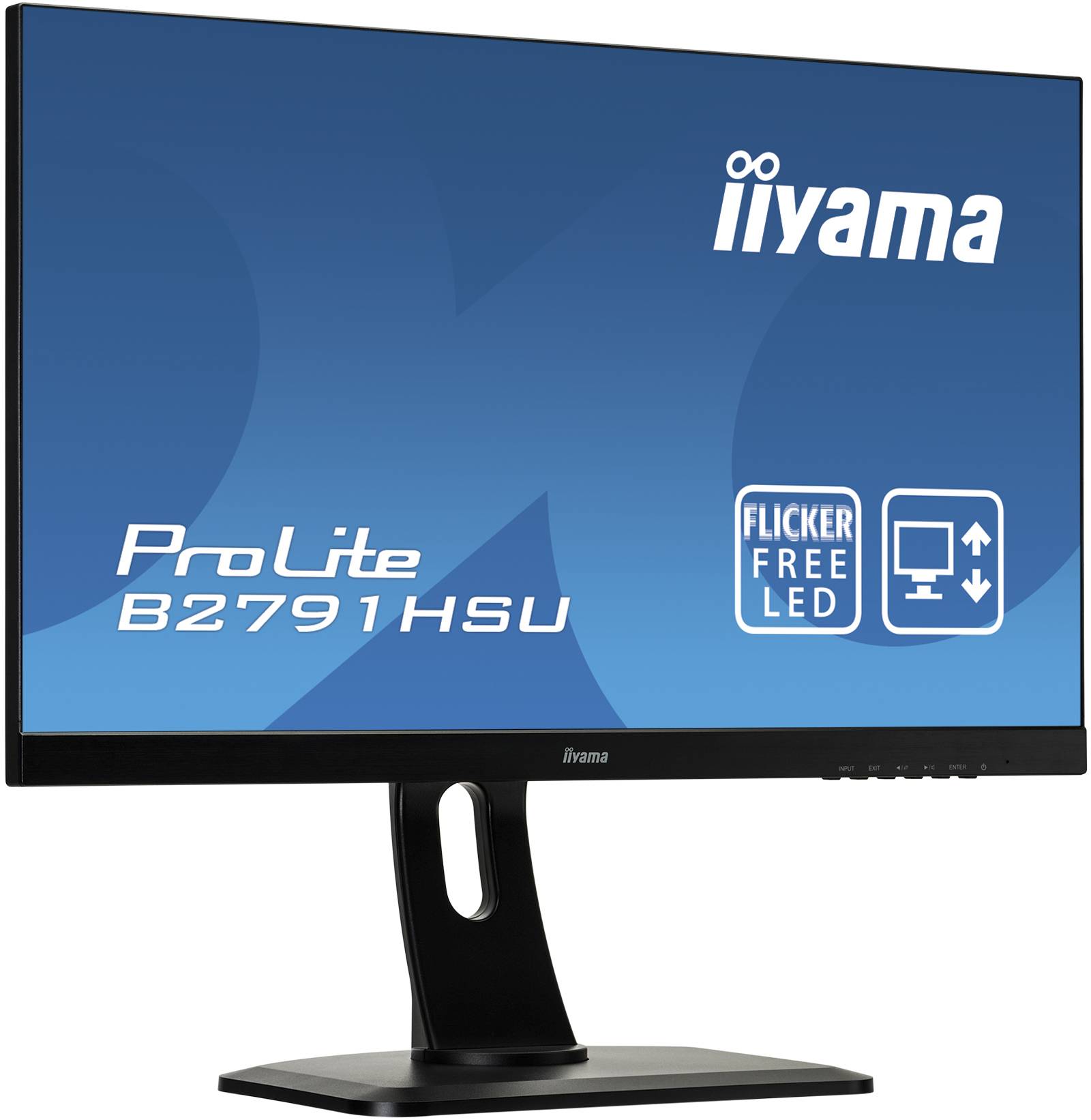 Rca Informatique - image du produit : B2791HSU-B1 1000:1 VGA HDMI DP 27IN LCD 1920 X 1080 16:9 1MS