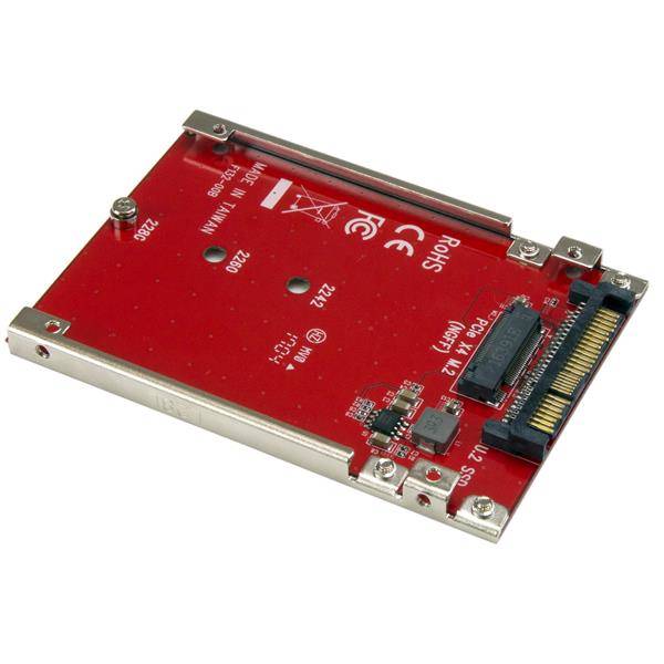 Rca Informatique - image du produit : M.2 TO U.2 (SFF-8639) ADAPTER FOR M.2 PCIE NVME SSDS