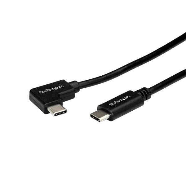 Rca Informatique - Image du produit : 1M 90 DEGREE USB TYPE C CABLE USB-C CHARGE CABLE - USB 2.0