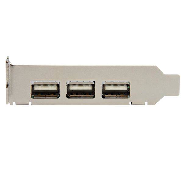 Rca Informatique - image du produit : CARTE ADAPTATEUR PCI EXPRESS VERS 4 PORTS USB 2.0