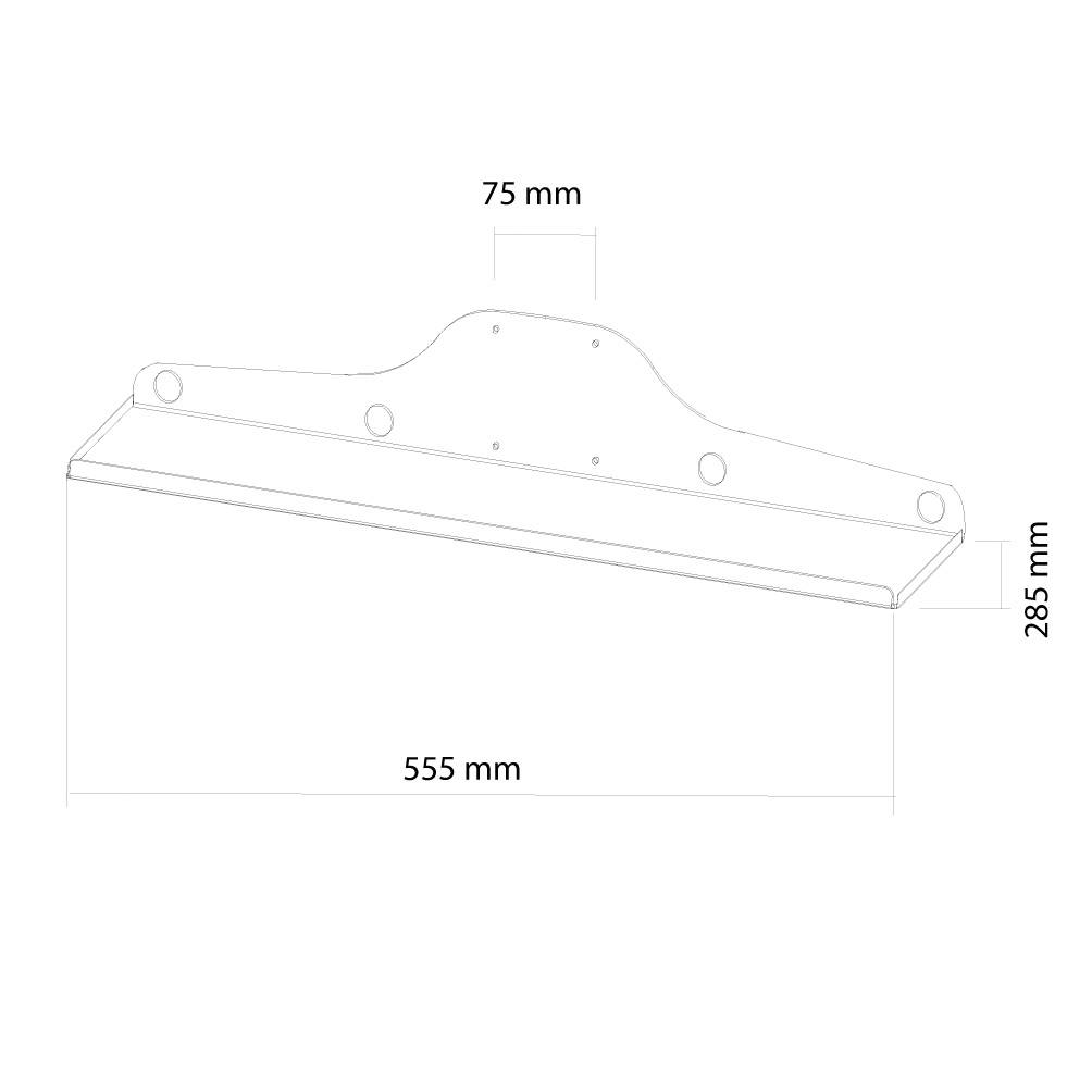 Rca Informatique - image du produit : KEYBOARD + MOUSE TRAY VESA 75X75MM SILVER