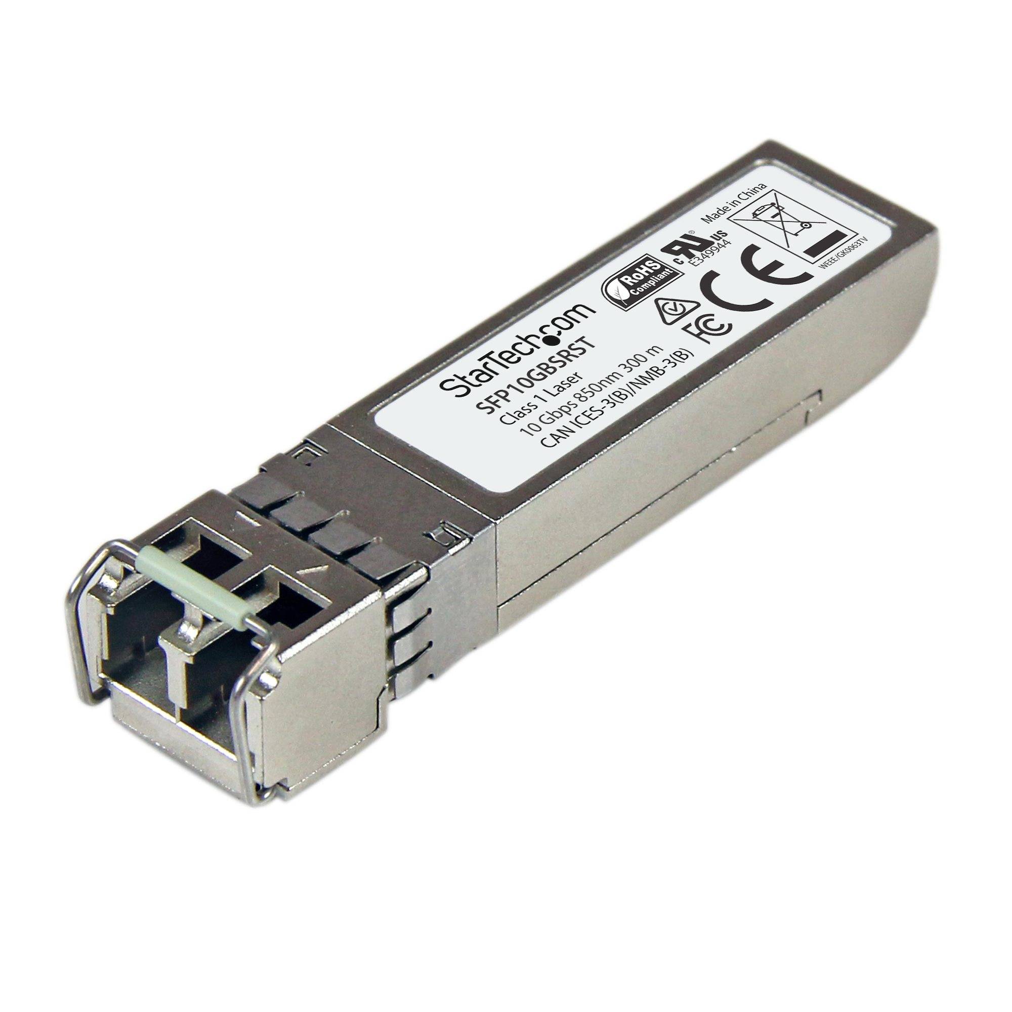 Rca Informatique - image du produit : MSA COMPLIANT 10GBASE-SR SFP+ 10G SFP+ MM LC 300 M/984.2 FT