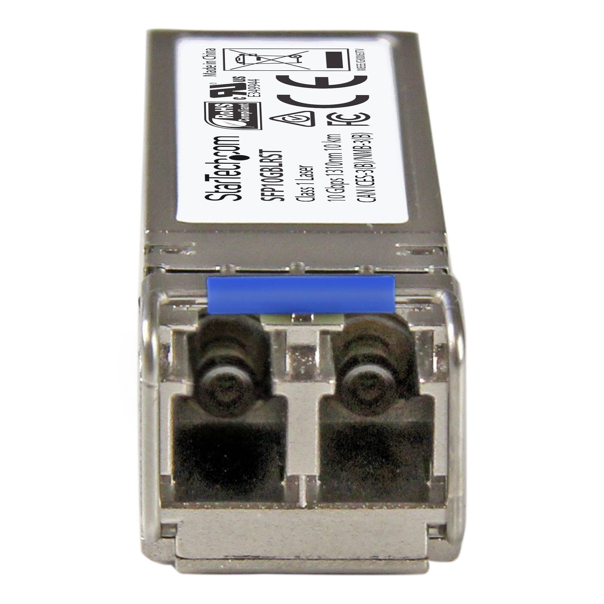 Rca Informatique - image du produit : 10GBASE-LR SFP+MSA COMPLIANT 10G SFP+ SM LC 10 KM /6.2 MI