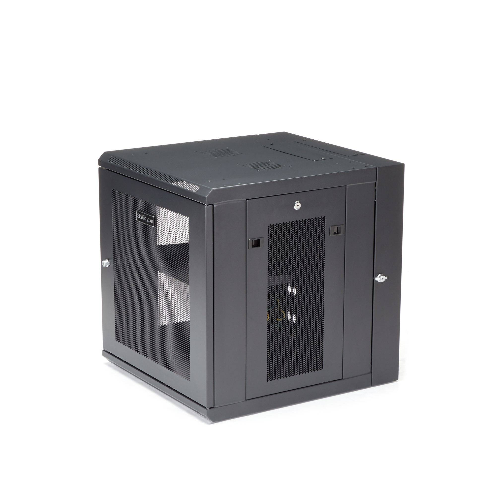 Rca Informatique - image du produit : 12U SERVER RACK ENCLOSURE WITH HINGE WALL MOUNT NETWORK RACK