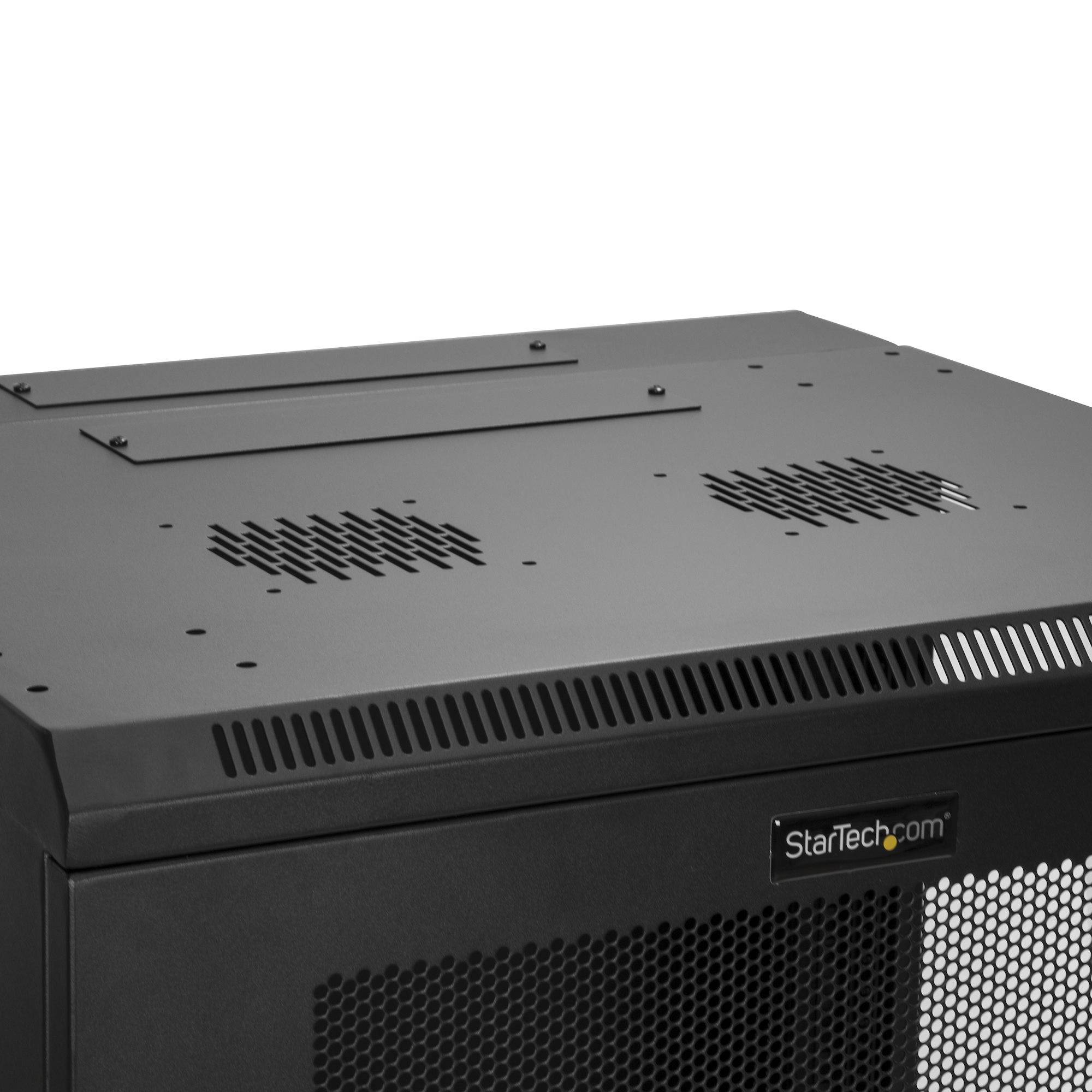 Rca Informatique - image du produit : 12U SERVER RACK ENCLOSURE WITH HINGE WALL MOUNT NETWORK RACK