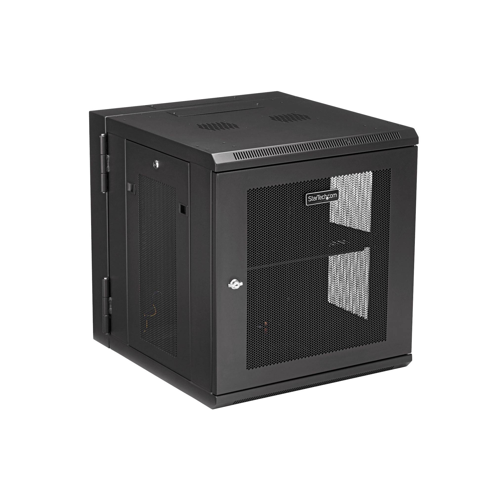 Rca Informatique - image du produit : 12U SERVER RACK ENCLOSURE WITH HINGE WALL MOUNT NETWORK RACK