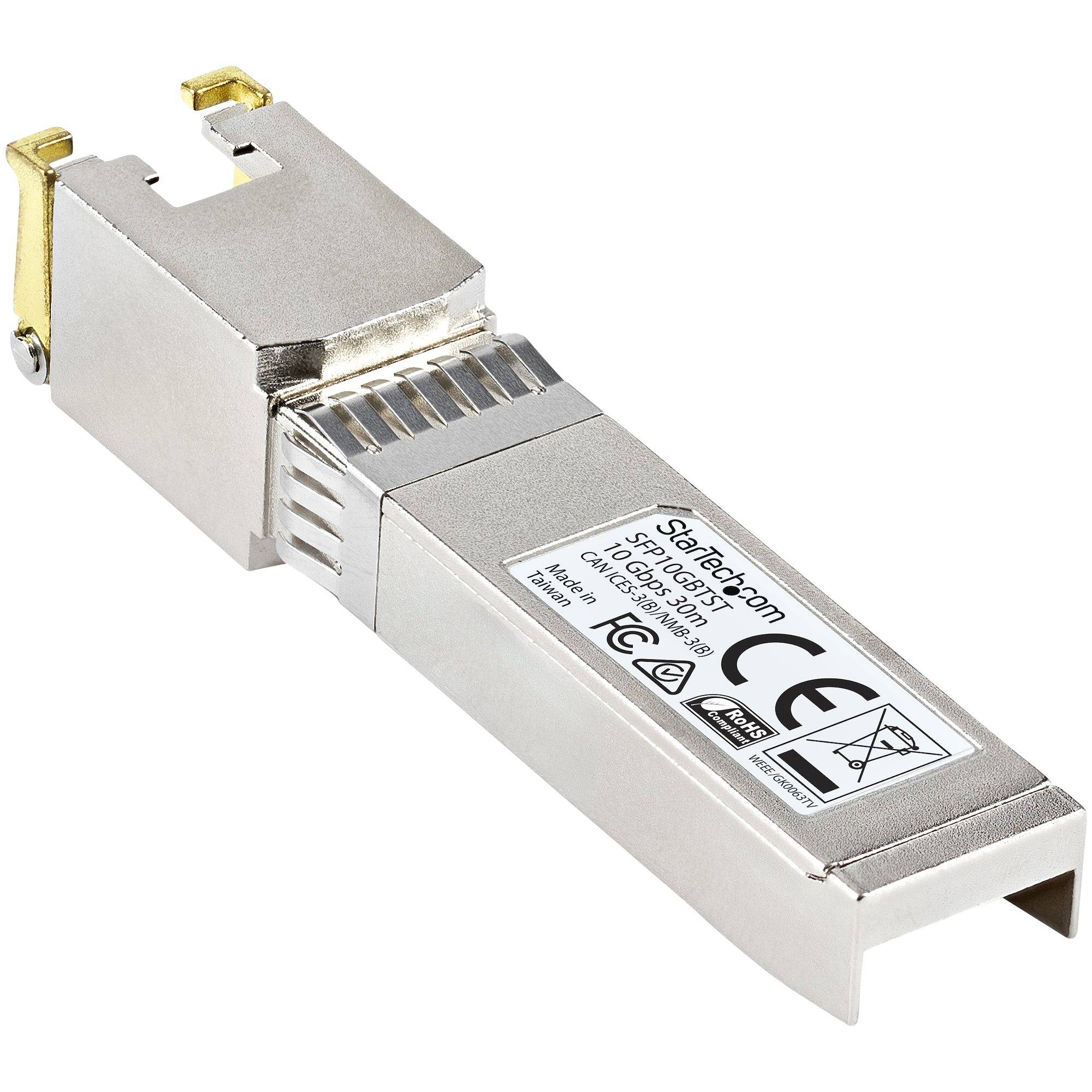 Rca Informatique - image du produit : MSA COMPLIANT 10GBASE-T SFP+ TAA COMPL 10G COPPER SFP+-30M