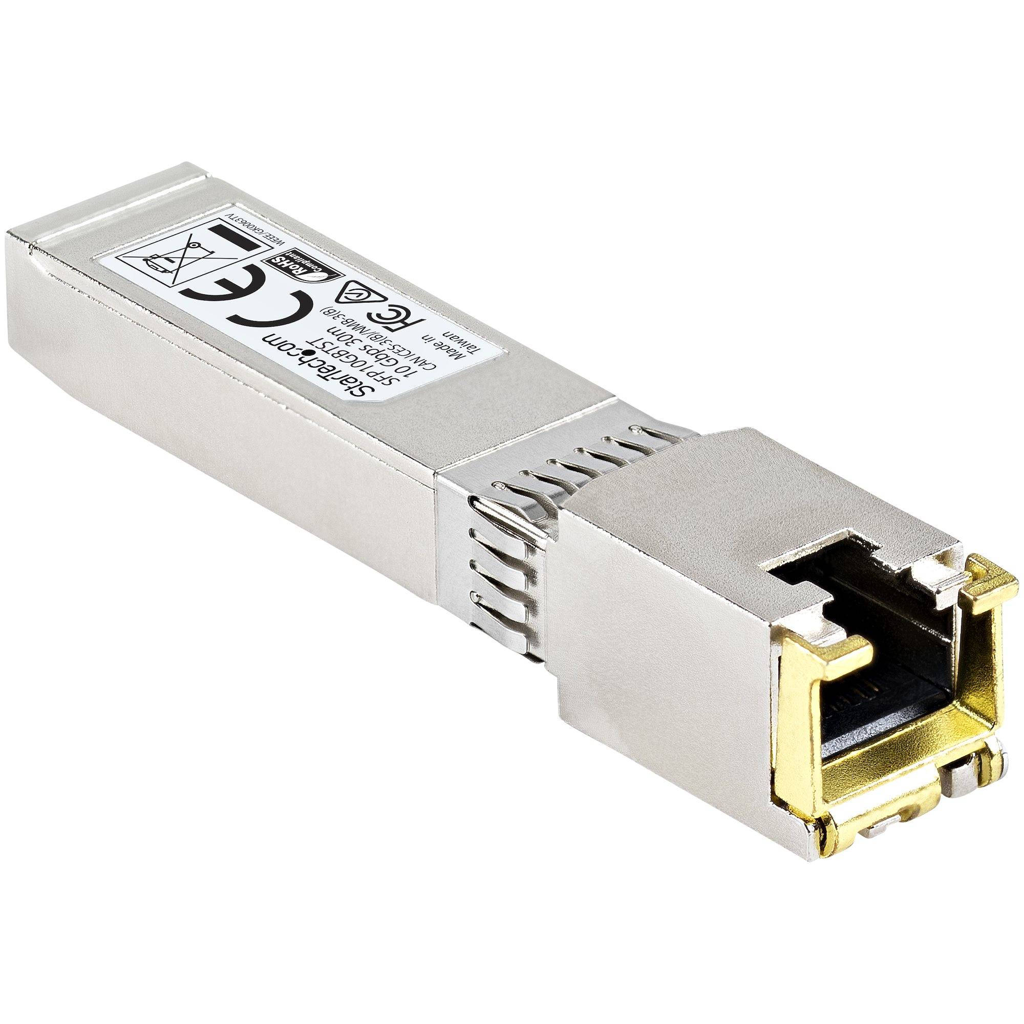 Rca Informatique - image du produit : MSA COMPLIANT 10GBASE-T SFP+ TAA COMPL 10G COPPER SFP+-30M