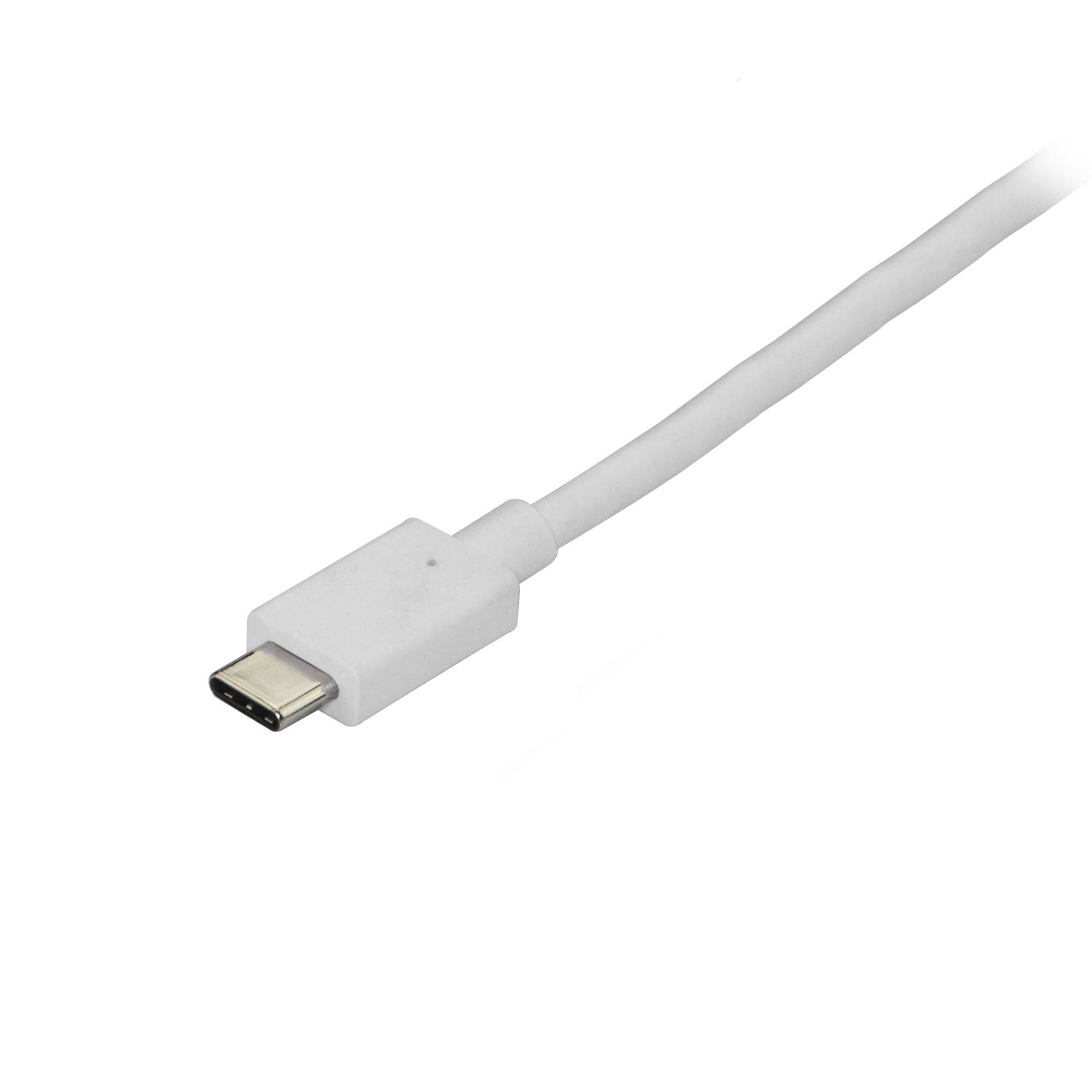 Rca Informatique - image du produit : 1.8M USB-C TO DISPLAYPORT CABLE USB C TO DP ADAPTER - WHITE