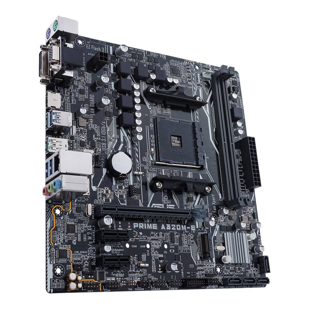 Rca Informatique - image du produit : PRIME A320M-E AM4 A320 MATX GLN+U3.1+M2 SATA 6GB/S DDR4