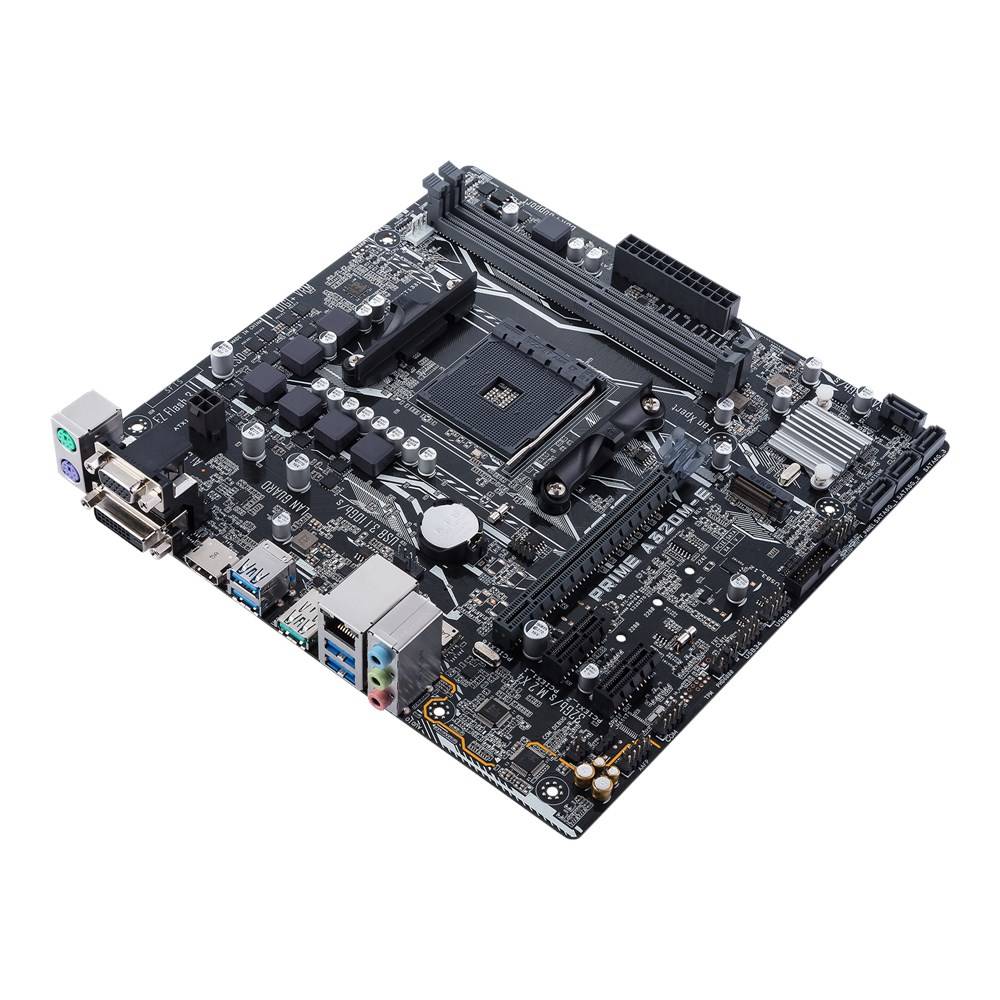 Rca Informatique - image du produit : PRIME A320M-E AM4 A320 MATX GLN+U3.1+M2 SATA 6GB/S DDR4