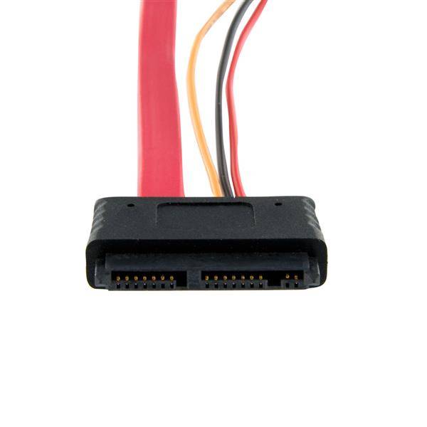 Rca Informatique - image du produit : ADAPTATEUR MICRO SATA VERS SATA AVEC ALIMENTATION SATA