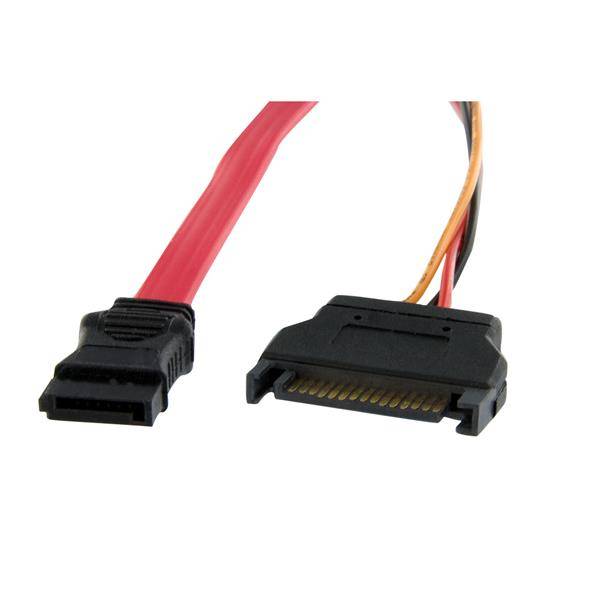 Rca Informatique - image du produit : ADAPTATEUR MICRO SATA VERS SATA AVEC ALIMENTATION SATA