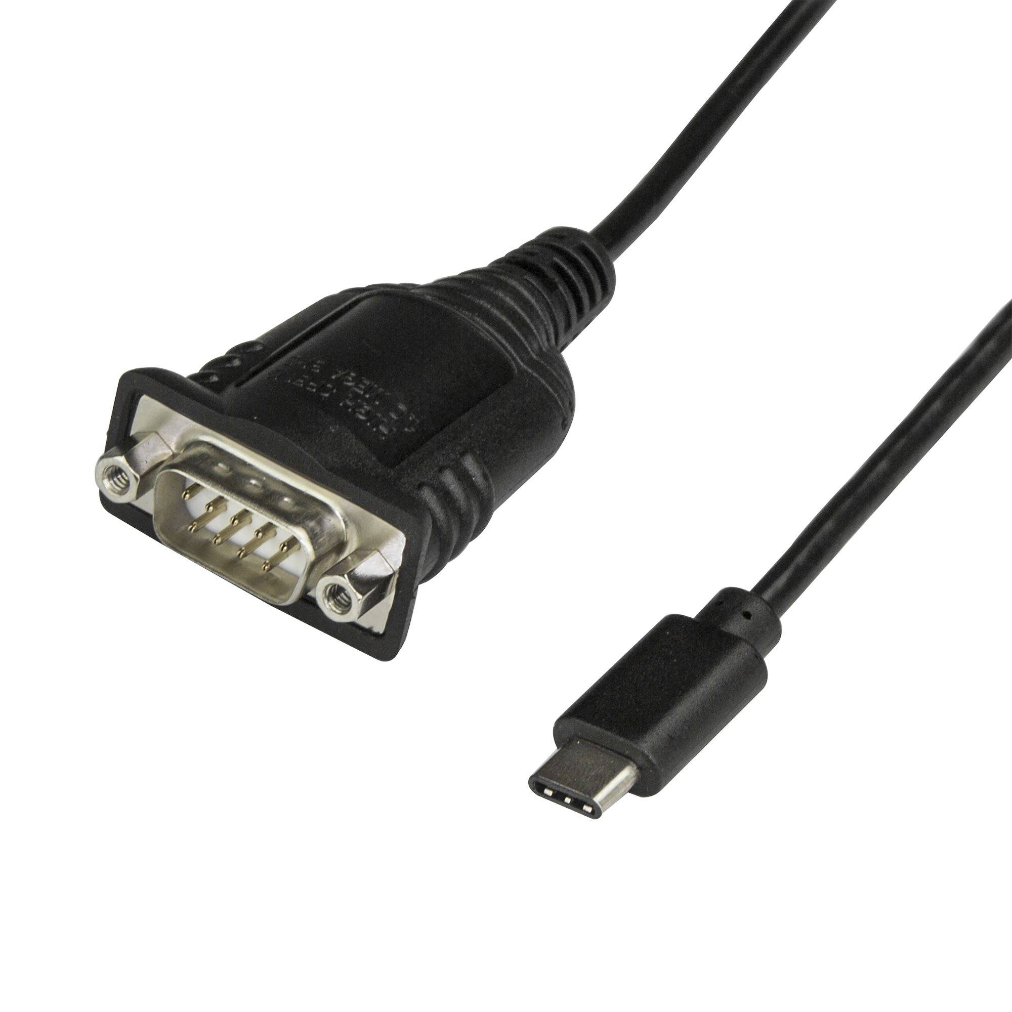 Rca Informatique - Image du produit : UCB C TO SERIAL ADAPTER USB C TO RS232 CABLE