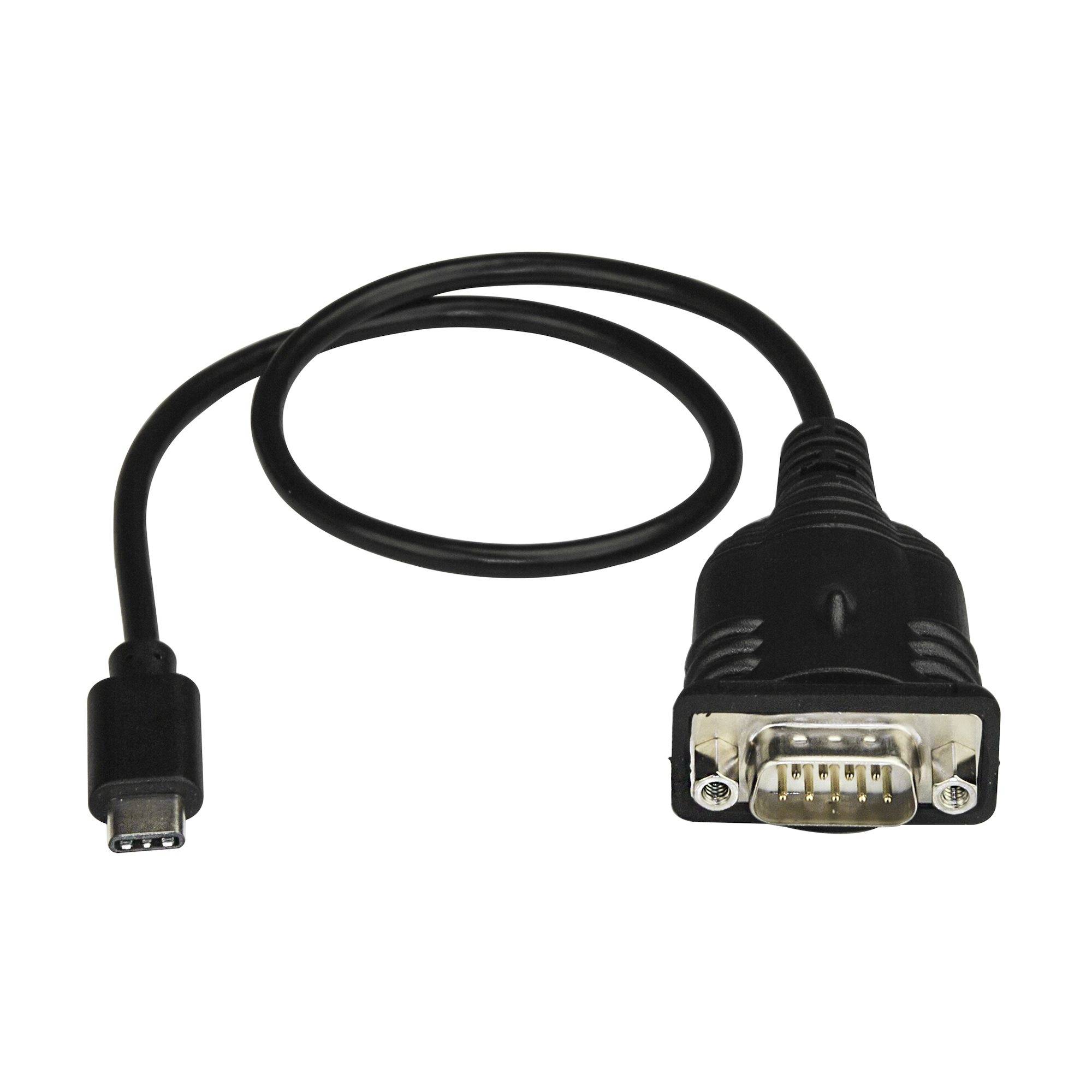 Rca Informatique - image du produit : UCB C TO SERIAL ADAPTER USB C TO RS232 CABLE