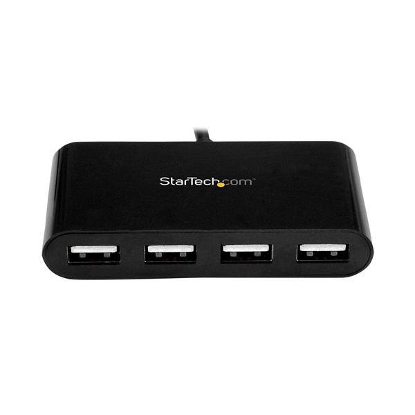 Rca Informatique - image du produit : 4 PORT USB C HUB USB 2.0 USB TYPE C HUB C TO 4X A