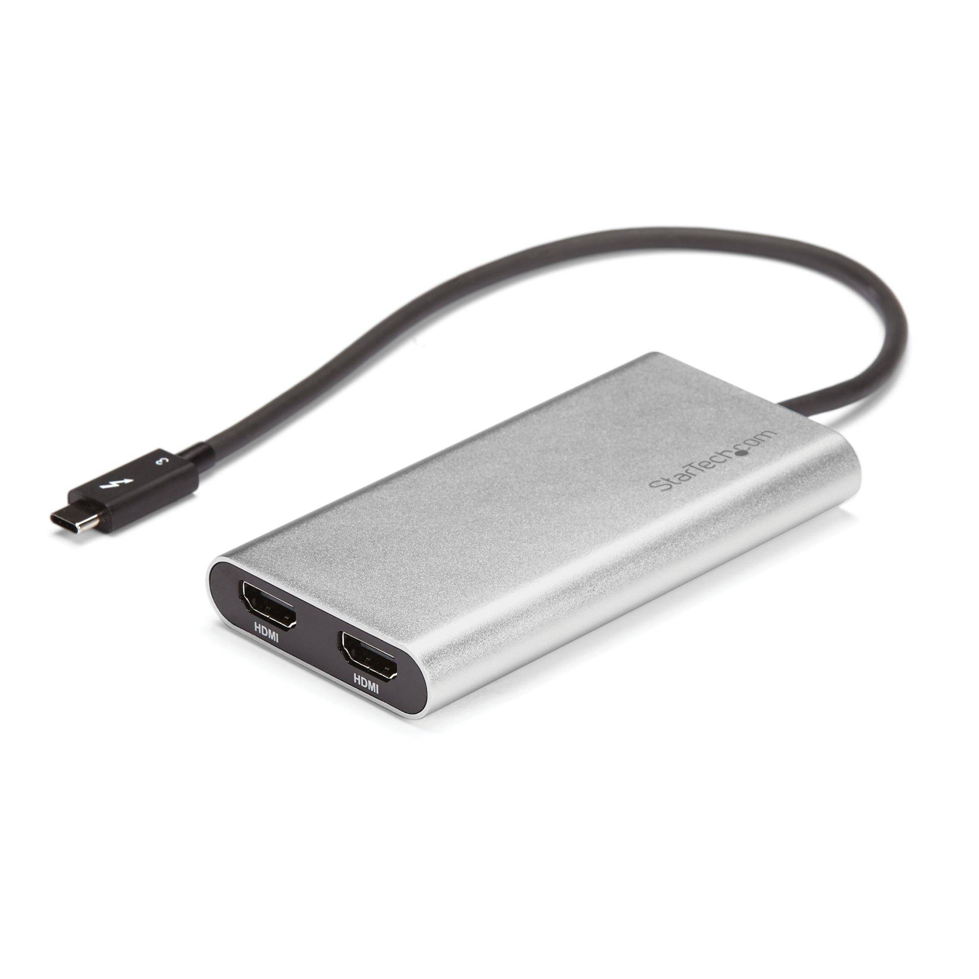 Rca Informatique - Image du produit : THUNDERBOLT 3 TO DUAL HDMI ADAPTER 4K60 WINDOWS AND MAC