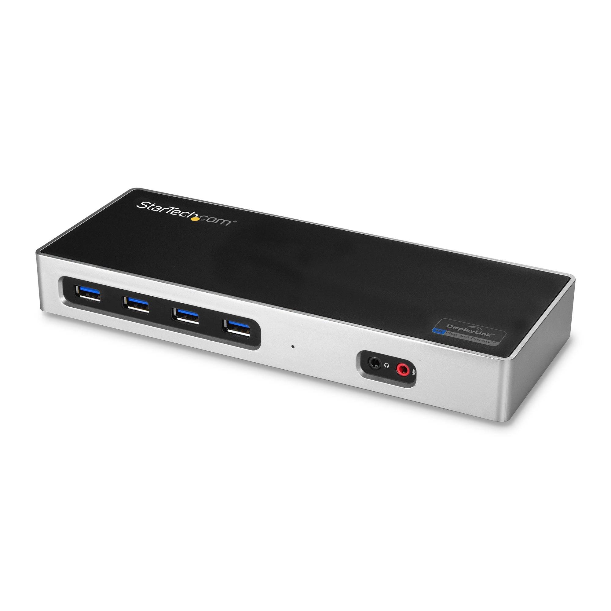 Rca Informatique - image du produit : USBC / USB 3.0 DOCKING STATION DUAL HDMI/DUAL DP/HDMI DP 60HZ