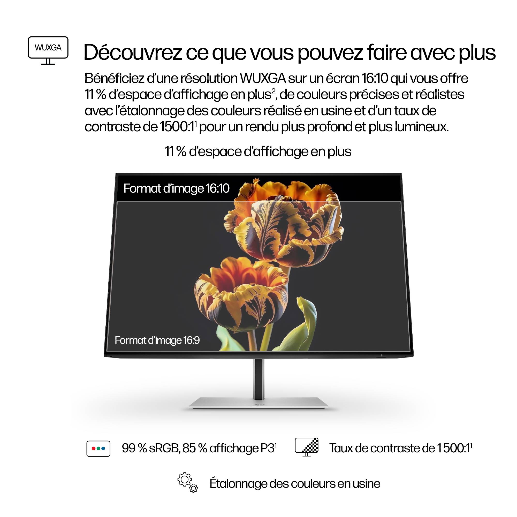 Rca Informatique - image du produit : S7 PRO 724PN WUXGA 24IN 1920X1200 16:10 HDMI/DP