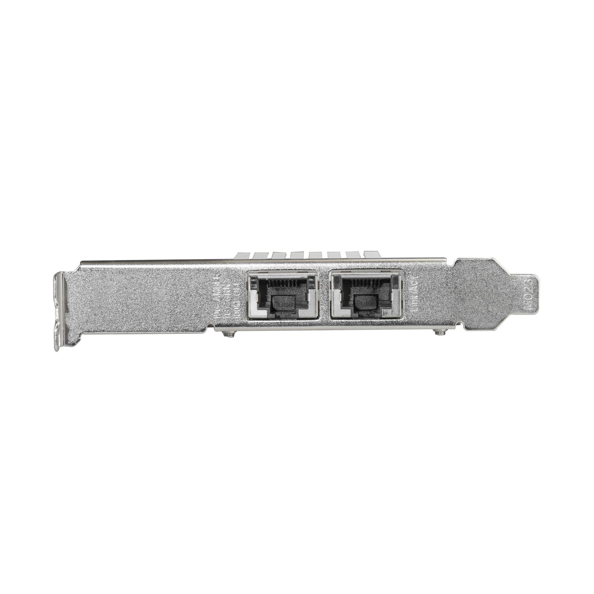 Rca Informatique - image du produit : DUAL PORT NETWORK CARD - PCIE 10GBASE-T/NBASE-T NIC INTEL X550