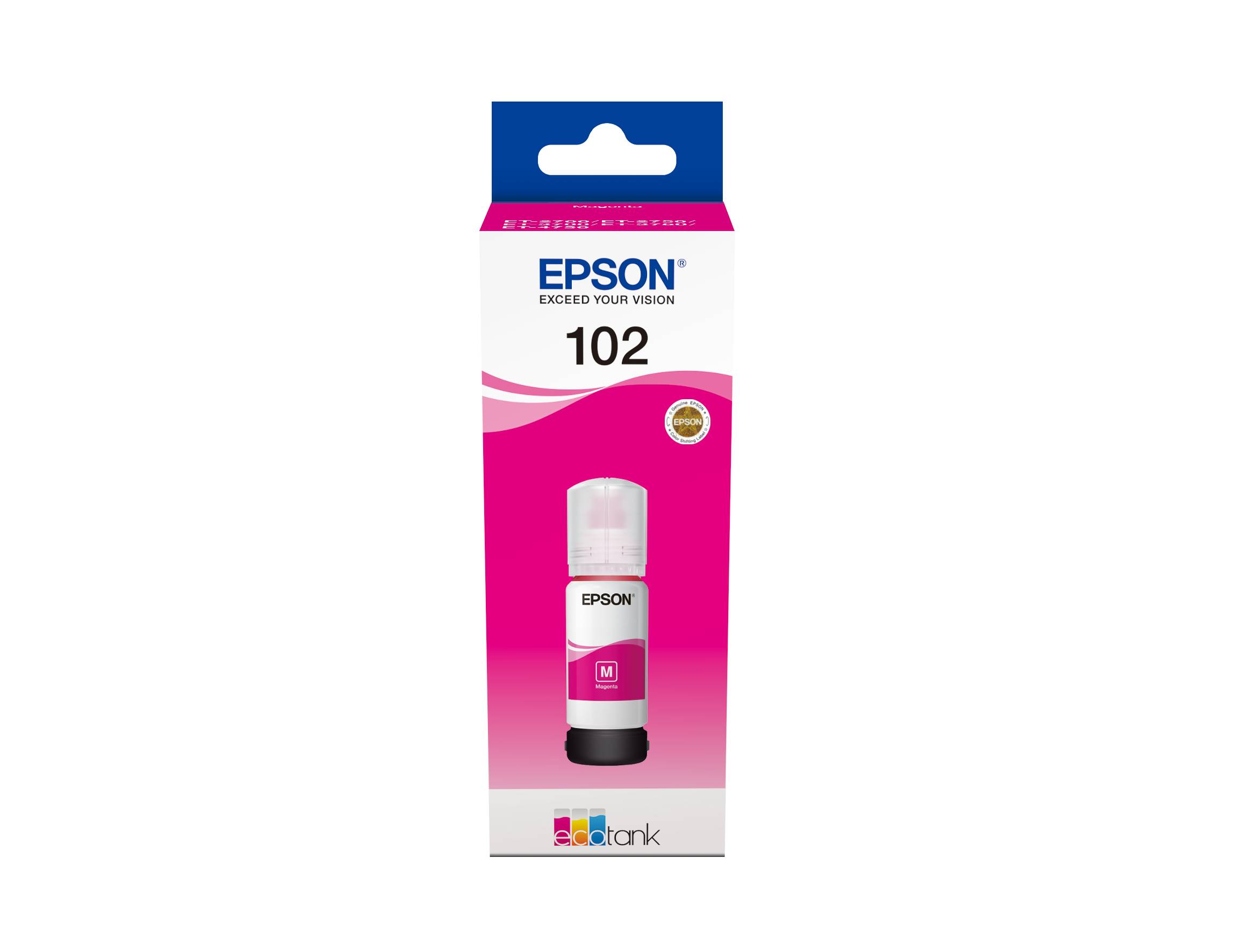 Rca Informatique - Image du produit : 102 ECOTANK MAGENTA INK BOTTLE 1 X 70ML