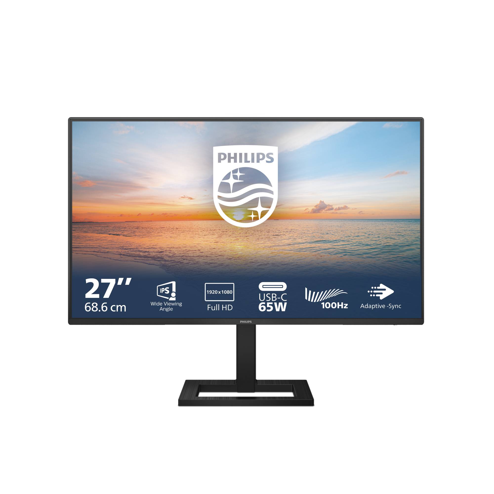 Rca Informatique - Image du produit : 27E1N1300AE/00 27IN IPS FHD 250CD/4MS/HDMI/2USB/USB-C/HAS