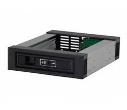 Rca Informatique - image du produit : 1TB SATA 7.2K BLACK 5.25IN REMOVABLE DRIVE ENCLOSURE