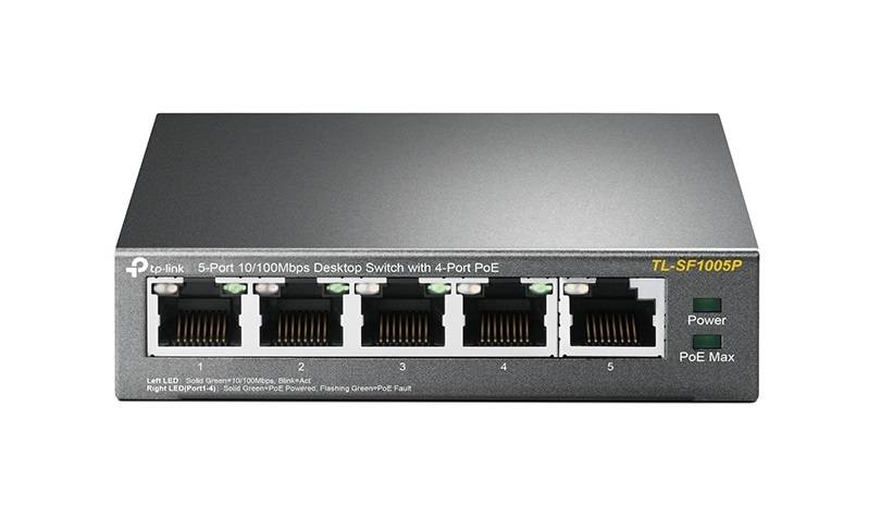 Rca Informatique - Image du produit : 5PORT 10/100MBPS DESKTOP SWITCH IN