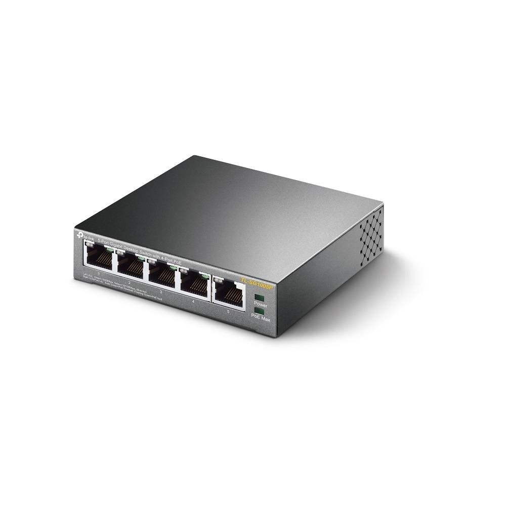 Rca Informatique - image du produit : 5-PORT GIGABIT DESKTOP SWITCH WITH 4-PORT POE