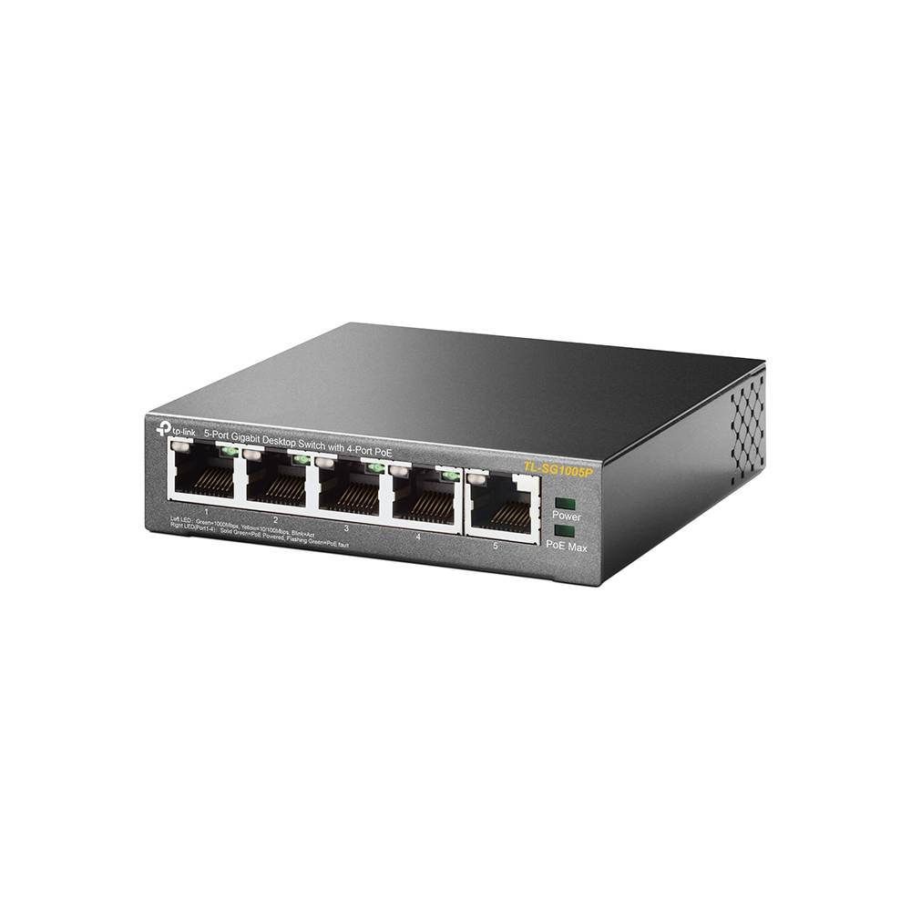 Rca Informatique - image du produit : 5-PORT GIGABIT DESKTOP SWITCH WITH 4-PORT POE