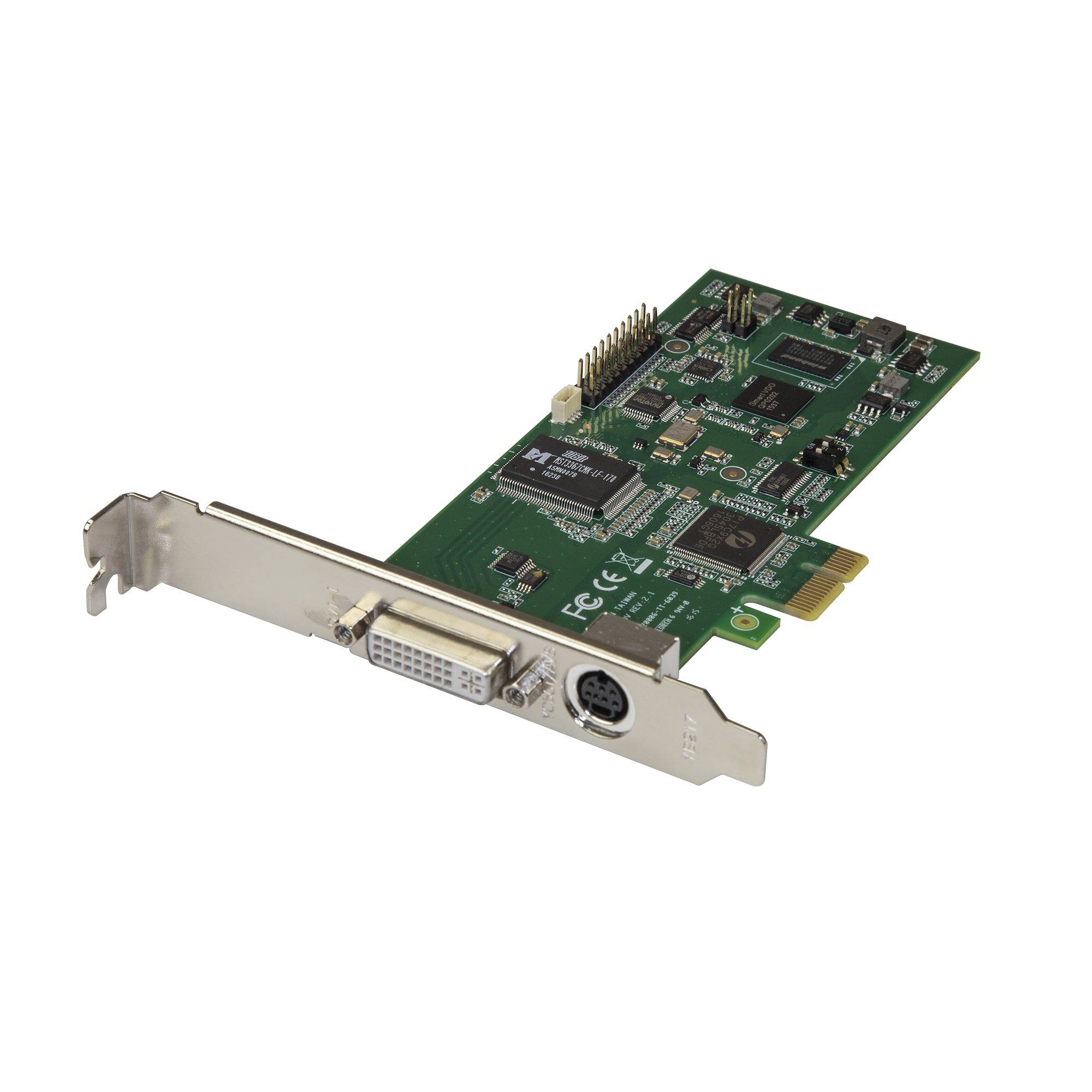 Rca Informatique - Image du produit : PCIE VIDEO CAPTURE CARD - HDMI VGA DVI AND COMPONENT