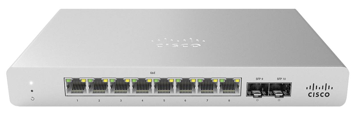 Rca Informatique - Image du produit : MS120-8LP 1G L2 CLOUD MANAGED 8X GIGE 64W POE SWITCH