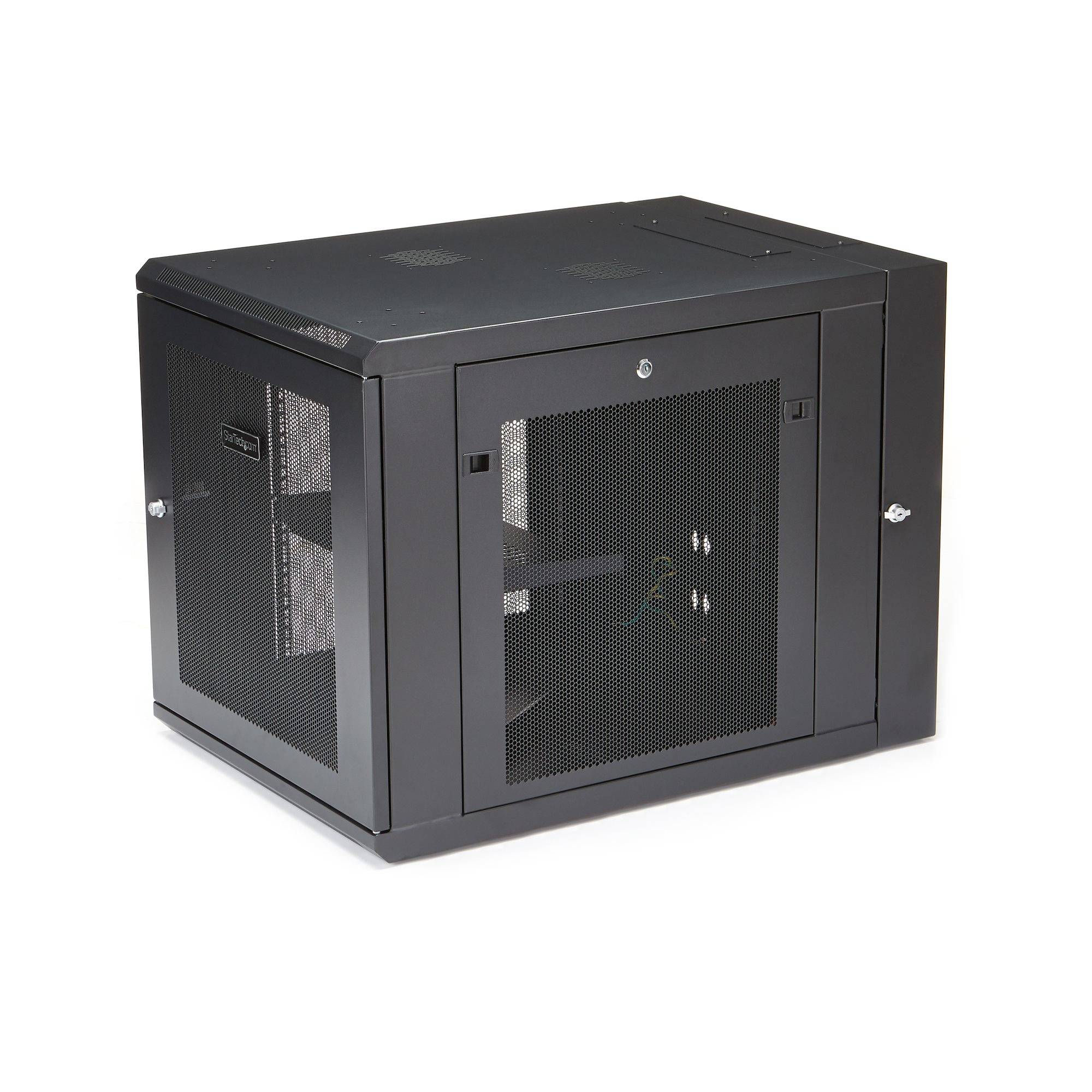 Rca Informatique - image du produit : 12U SERVER RACK ENCLOSURE WITH HINGE - WALL MOUNT NETWORK RACK