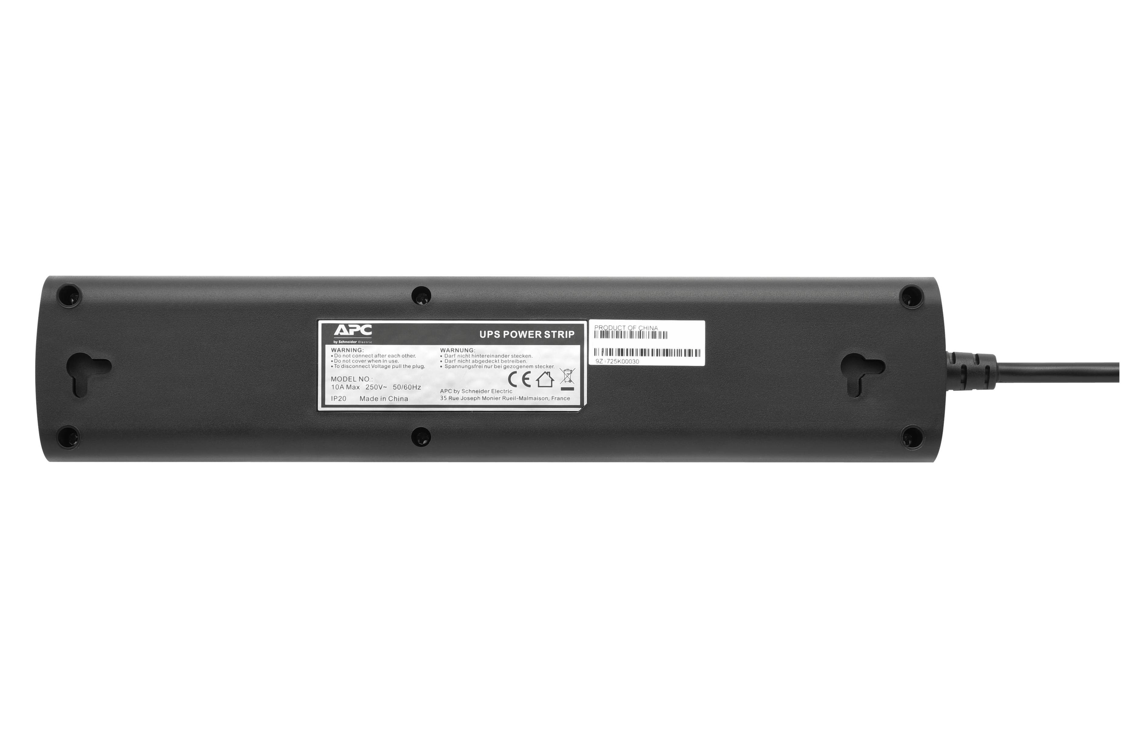 Rca Informatique - image du produit : POWER STRIP LOCKING IEC C14 TO 4OUTLET PROTCT.CONT.CEE 7/3 230V