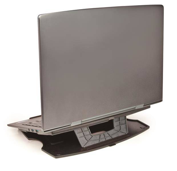 Rca Informatique - image du produit : PORTABLE LAPTOP STAND - LAPTOP RISER STAND FOR DESK-ADJUSTABLE