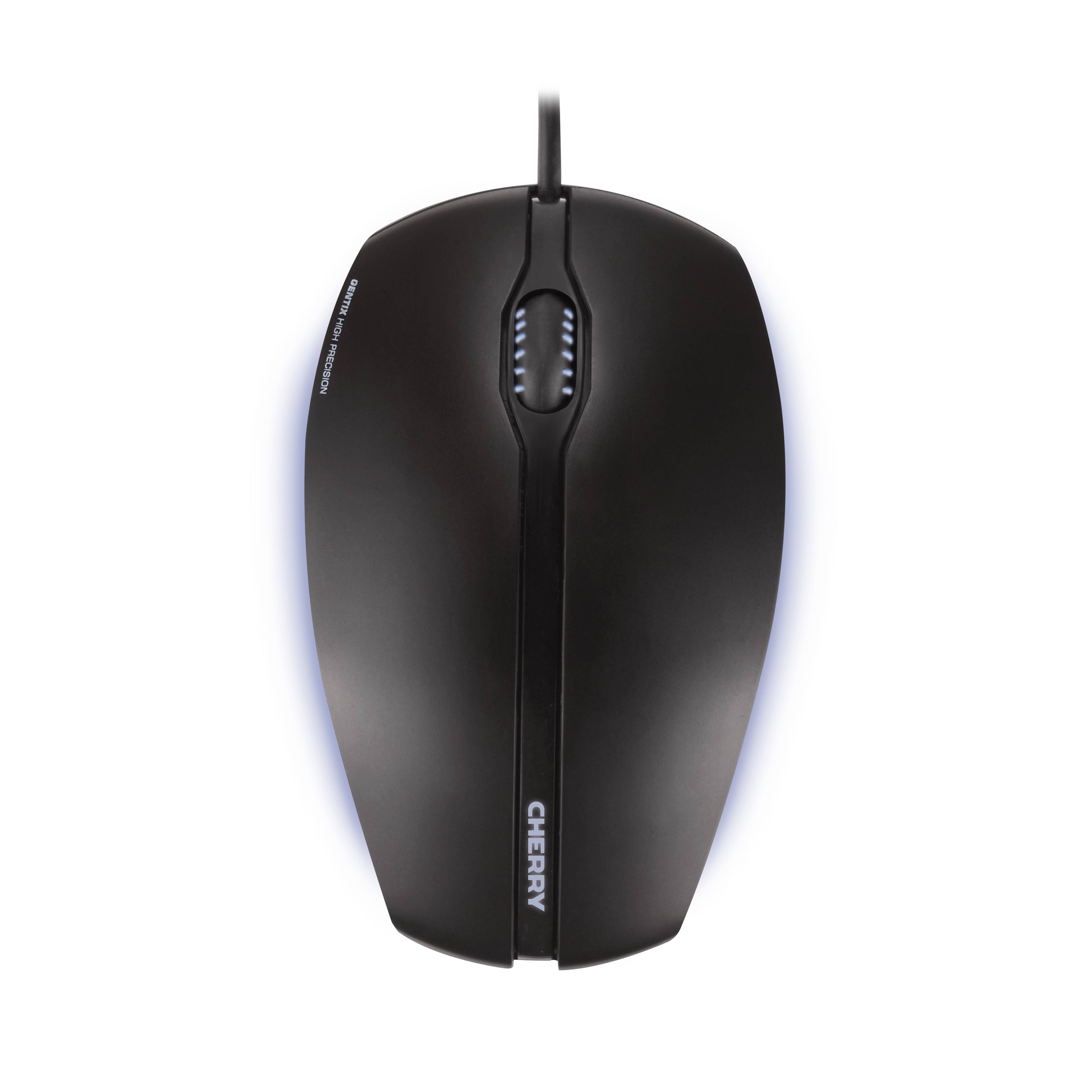 Rca Informatique - image du produit : GENTIX CORDED OPTICAL BLACK ILLUMINATED MOUSE