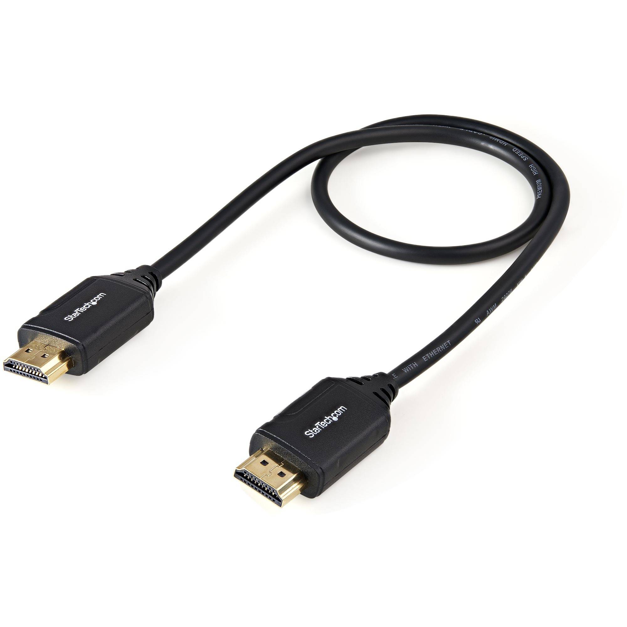 Rca Informatique - image du produit : 0.5M PREMIUM CERTIFIED HDMI 2.0 CABLE - 4K 60HZ