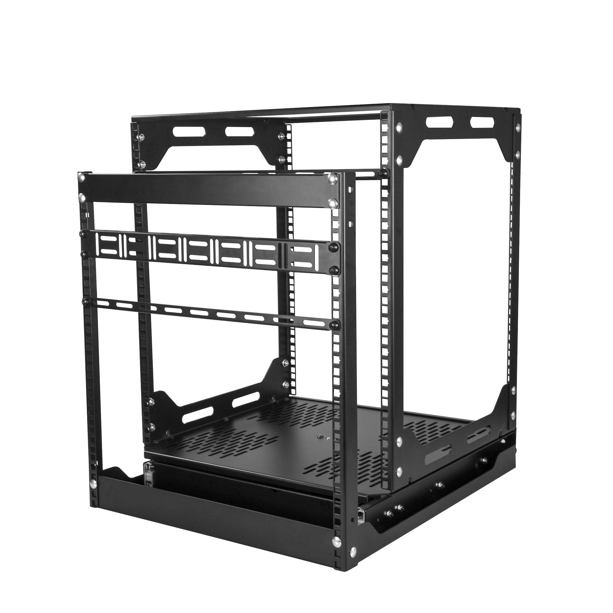 Rca Informatique - image du produit : 12U SLIDE OUT SERVER RACK ROTATING - 4 POST RACK